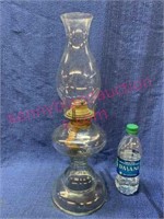 Old oil lamp - 18in tall