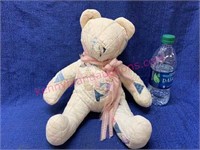 Old hand quilted teddy bear