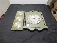 Verichron Clock and Thermometer/Barometer (13"