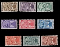 Italian Colonies Stamps #23-31 Mint HR CV $178.50