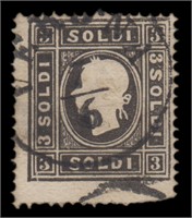 Austria Lombardy-Venetia Stamps #8 Used CV $190