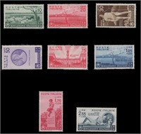 Italy Stamps #359-366 Mint HR sm thins CV $140