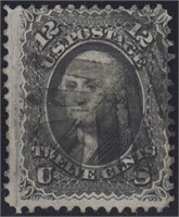 US Stamps #97 Used 12c F Grill CV $250