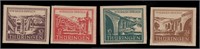 DDR Thuringia Stamps Mi #112Y-115Y CV $225+