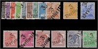 Germany Stamps Mi #166-81 Mint SOLD AS IS CV $350+