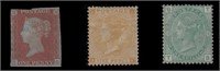 Great Britain Stamps Mint #3, 40, 64 CV $5125