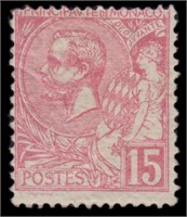 Monaco Stamps #17 Mint LH Fine and Fresh CV $175