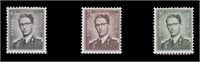 Belgium Stamps #461, 463, 466 Mint LH CV $227.50