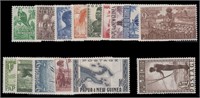 Papua New Guinea Stamps #122-136 Mint LH CV $85
