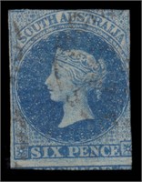 South Australia Stamps #8 Used CV $200