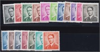Belgium Stamps #451-468 Mint LH CV $378.85