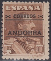 Spanish Andorra Stamps #12 Mint LH Fine CV $275