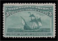 US Stamps #232 Mint NH CV $97.50