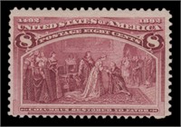 US Stamps #236 Mint NH CV $140