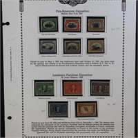 US Stamps Early 20th Century Commems CV $680+