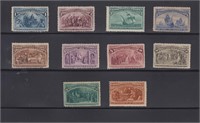 US Stamps #230-239 Mint OG CV $995