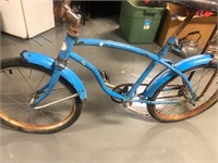 Vintage Blue Sears Bicycle