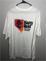 Vintage Harry Reid Campaign Shirt Button