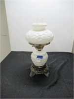 White Glass Lamp (19")