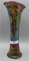 Dugan 9" elec purple Lattice & Points vase