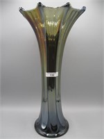 Imperial 15.5" smoke Morning Glory funeral vase