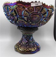 Imperial elec purple Broken Arches punch bowl and
