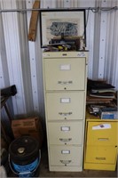 4 DRAWER FILE CABINET & CONTENTS