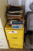 2 DRAWER FILE CABINET & CONTENTS