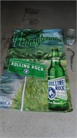 Rolling Rock Banner(55"x36") & Bucket