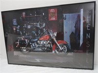 Harley Davidson Framed Picture-35"x23"