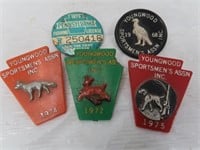 Vintage Youngwood Sportsman Assoc Pins &