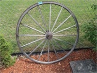 Antique Wagon Wheel-44"Rd