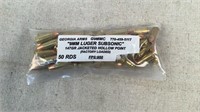 50ct Georgia Arms Subsonic 147 gr 9mm Luger Ammo
