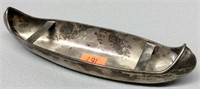 Sterling silver canoe, 6" 56.56 grams
