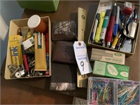 Wallets and desk supplies