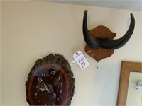 Ram and wood clock