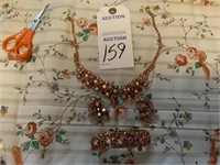 Vintage rhinestone costume jewelry