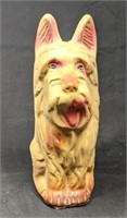 Antique Hand painted Chalkware Scottie Dog