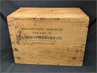 Antique Liberty Powder Co Dynamite Crate