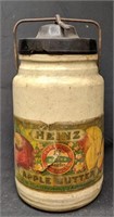 Rare Heinz Apple Butter Stoneware Quart Jar