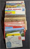 Group of Antique Souvenir Postcard Folders