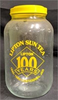 Lipton Sun Tea 100th anniversary Glass Jar