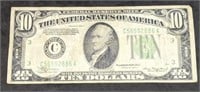 1934-A $10 US Federal Reserve Note