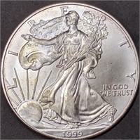 1999 1 oz American Silver Eagle Brilliant