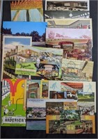 Group of Vintage Restaurant Theme Postcards