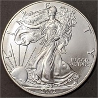 2002 1 oz American Silver Eagle Brilliant