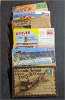 Group of Vintage Souvenir Postcard Folders