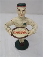 Vintage Cast Iron Coca Cola Statue-8 3/8"Tall