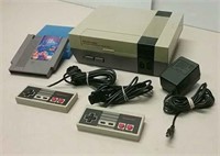 Nintendo Entertainment System With Tetris Game