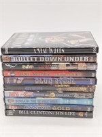 (10) DVDs : A Star is Born, Bullet Down Under, 39